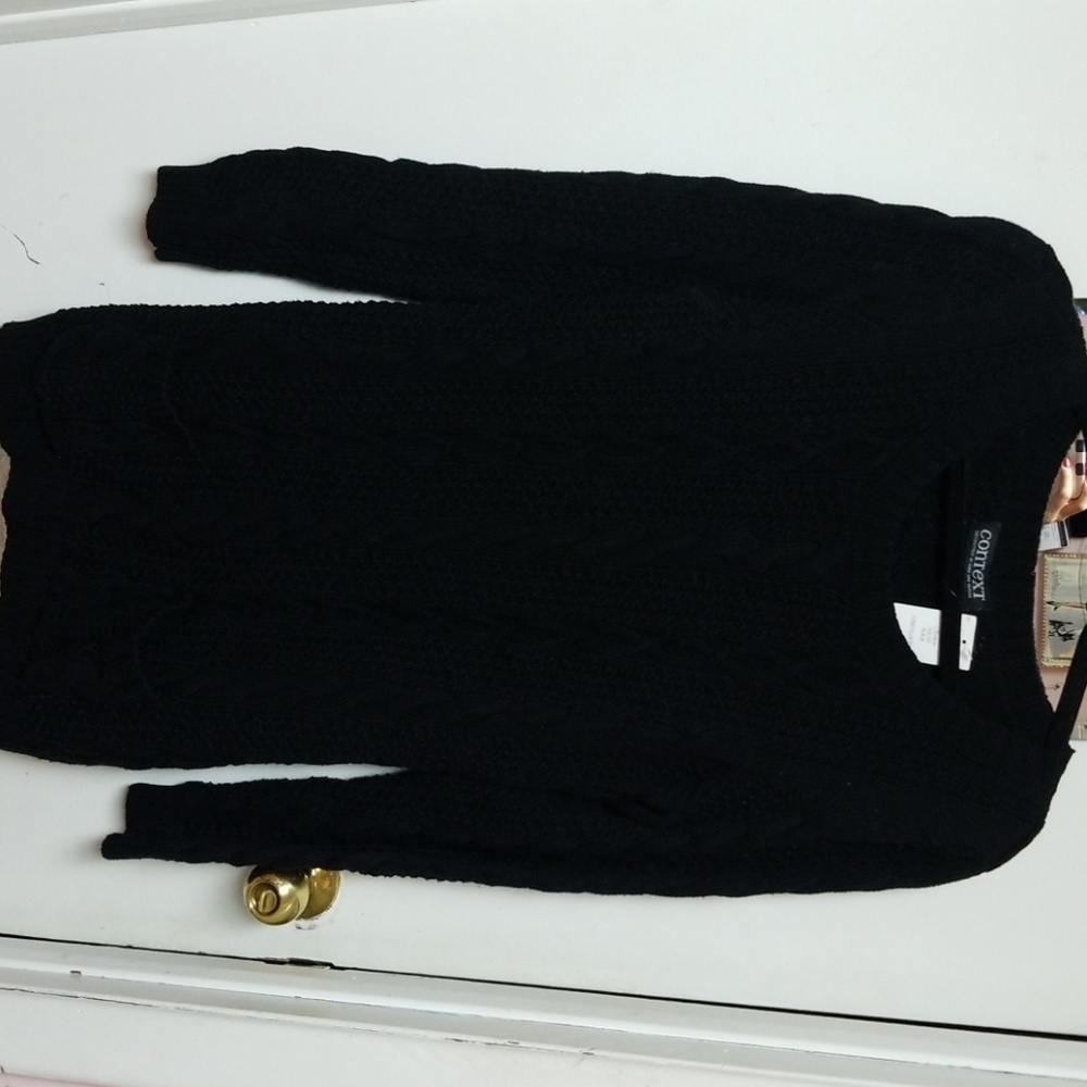 Cable knit dress